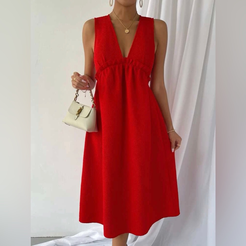 Selling midi red dress